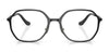 Coach HC6204D Eyeglasses | Size 56 / Shiny Black №5002SB / Clear + Blue Light + Etc (0N 87.1%)
