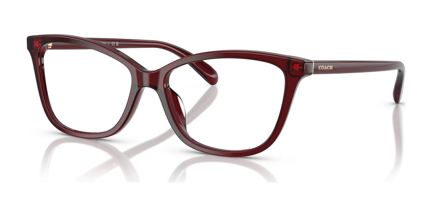 Coach HC6206U Eyeglasses Milky Burgundy