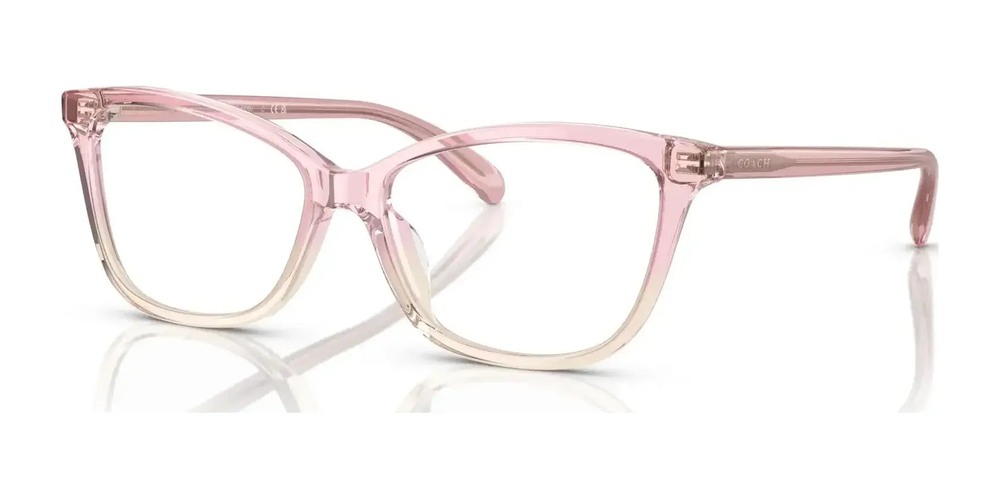 Coach HC6206U Eyeglasses Transparent Pink Gradient