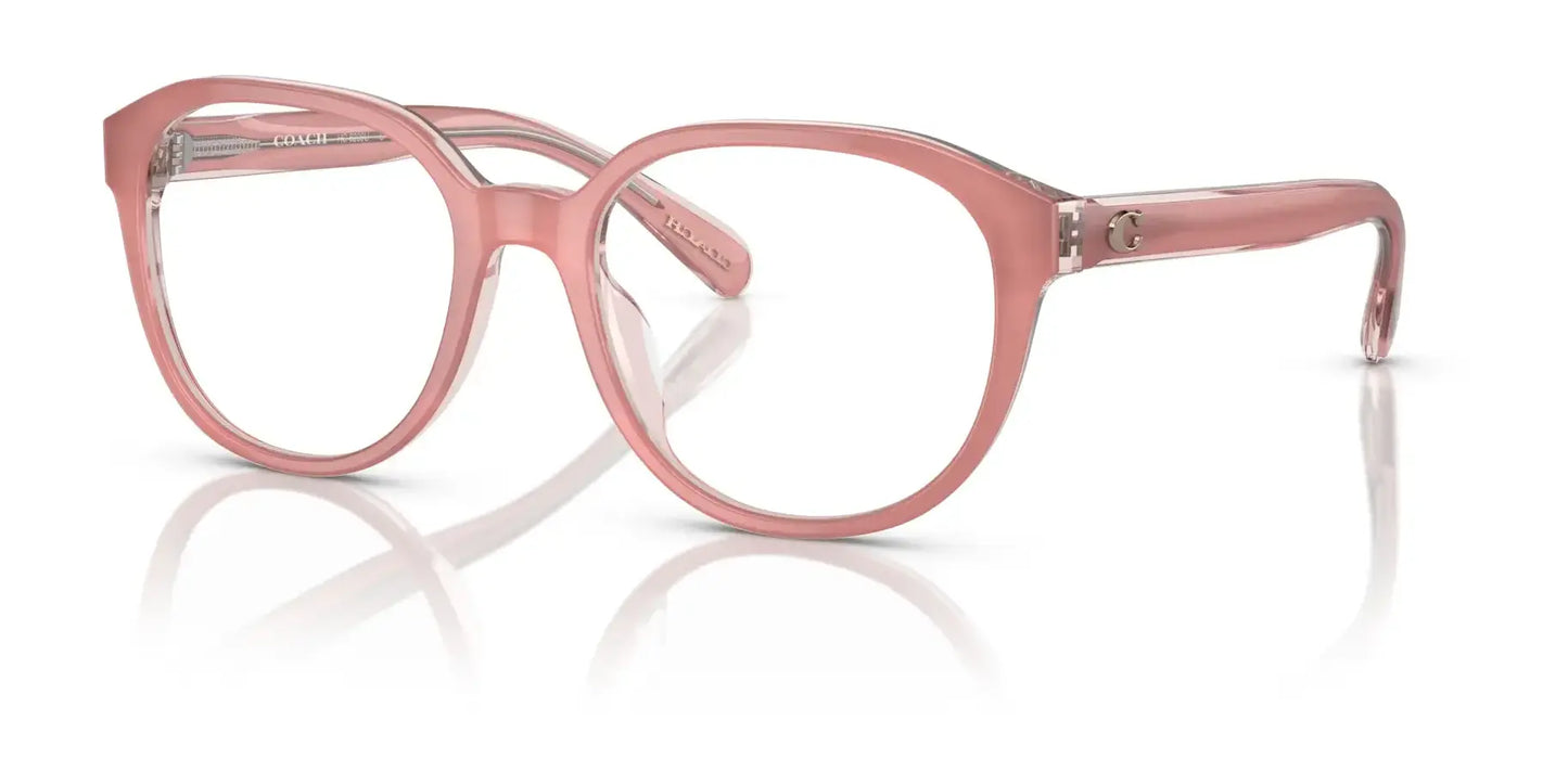 Coach HC6209U Eyeglasses Milky Pink / Transparent Pink