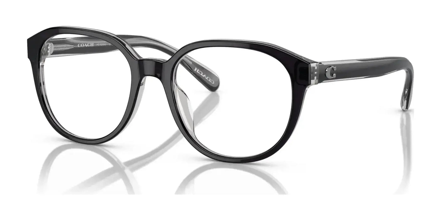 Coach HC6209U Eyeglasses Black / Transparent Grey