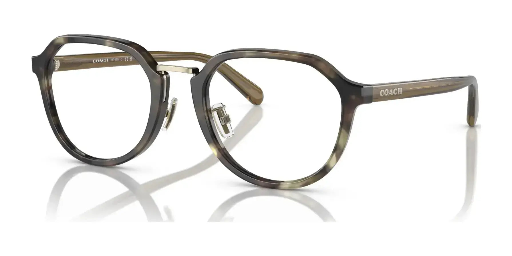 Coach HC6211 Eyeglasses Sage Tortoise