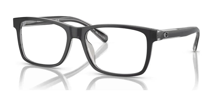 Coach HC6213U Eyeglasses / Black / Transparent Grey №5745 / Size 57