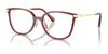 Coach HC6214D Eyeglasses | Size 55 / Transparent Burgundy №5721