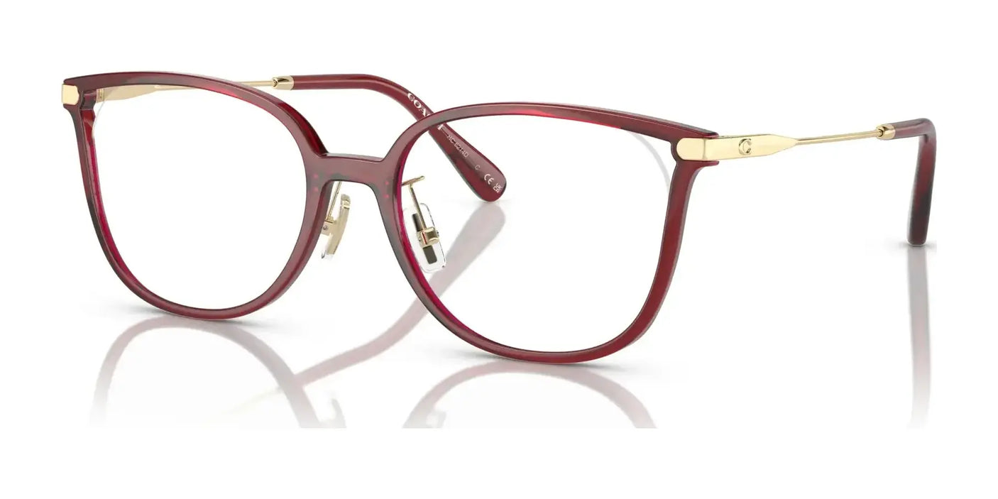 Coach HC6214D Eyeglasses Transparent Burgundy