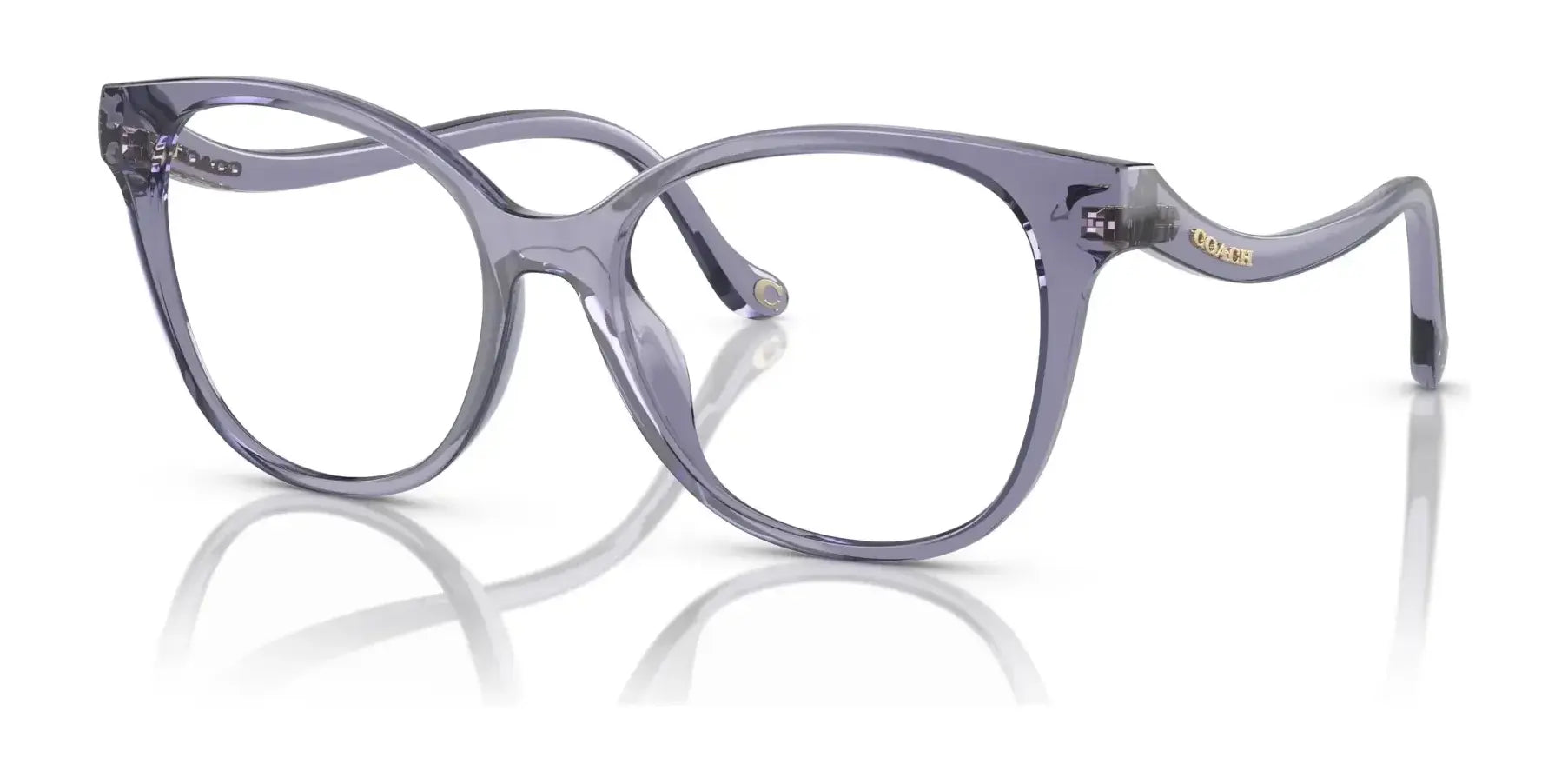 Coach HC6218U Eyeglasses Transparent Violet
