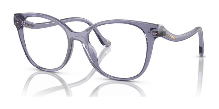 Coach HC6218U Eyeglasses | Size 54 / Transparent Violet №5568