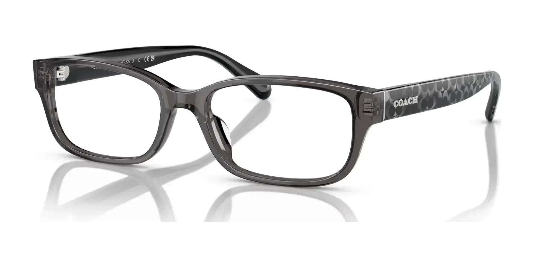 Coach HC6221U Eyeglasses Transparent Grey