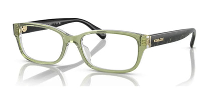 Coach HC6221U Eyeglasses Transparent Green Hopper