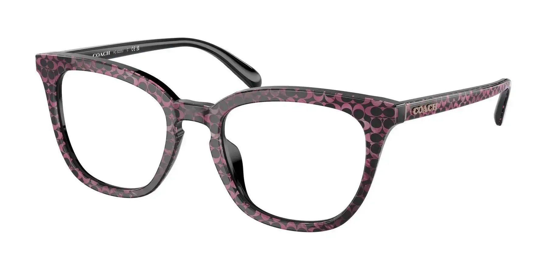 Coach HC6222U Eyeglasses Ruby Pearl Signature C