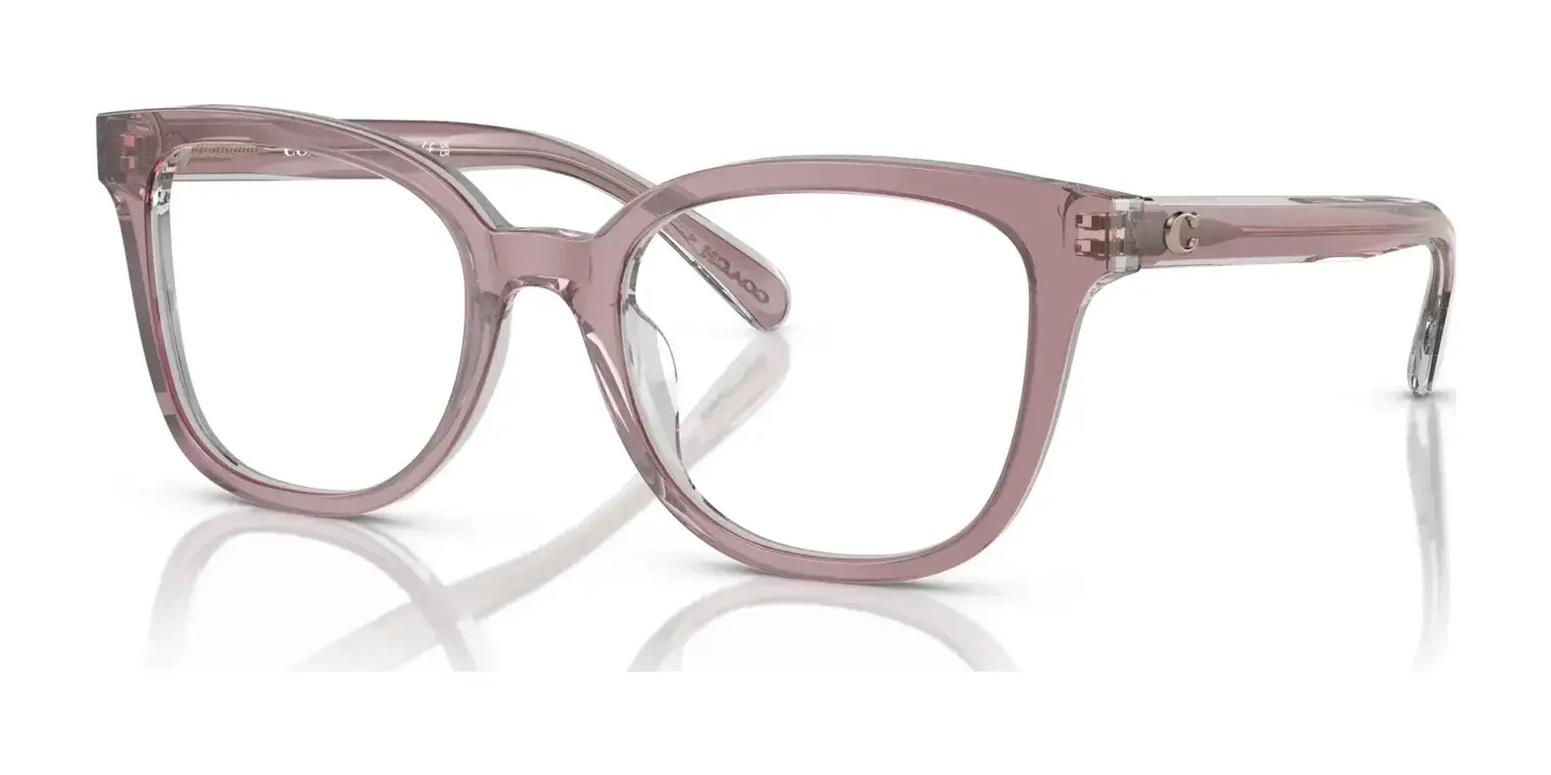 Coach HC6225U Eyeglasses Transparent Rose / Blush