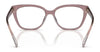 Coach HC6226F Eyeglasses | Size 56 / Black/Transparent Blush №5781