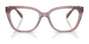 Coach HC6226F Eyeglasses | Size 56 / Black/Transparent Blush №5781
