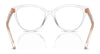 Coach HC6234U Eyeglasses | Size 53 / Transparent Clear №5111
