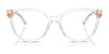 Coach HC6234U Eyeglasses | Size 53 / Transparent Clear №5111