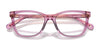 Coach HC6235F Eyeglasses | Size 55 / Transparent Amethyst №5823