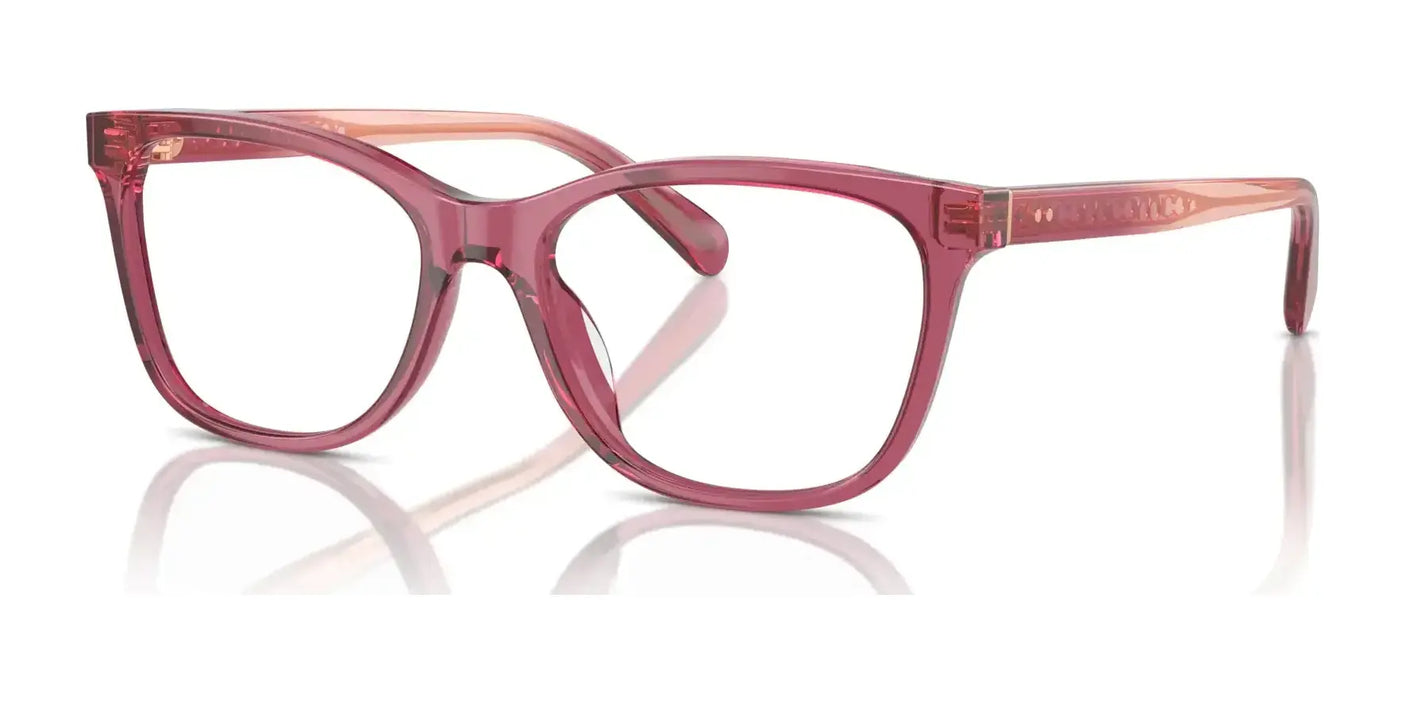 Coach HC6235F Eyeglasses Transparent Oxblood