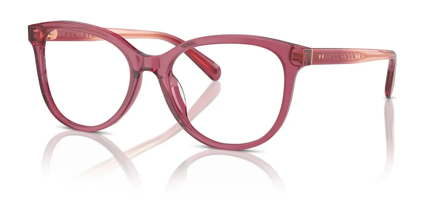 Coach HC6236U Eyeglasses Transparent Oxblood