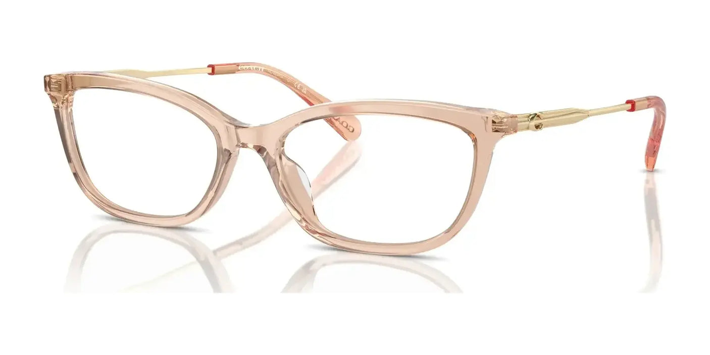 Coach HC6237U Eyeglasses Transparent Champagne