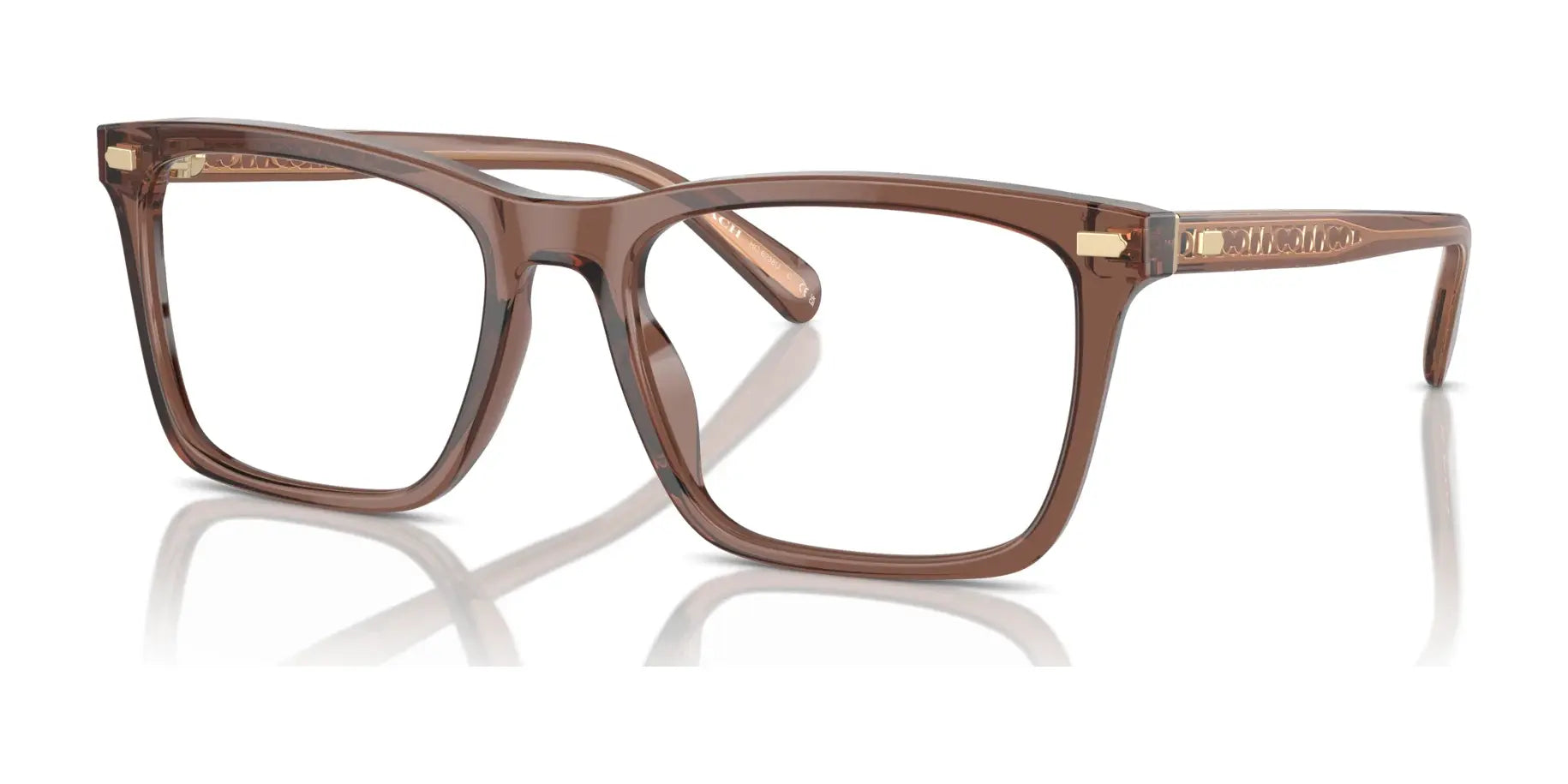 Coach HC6238U Eyeglasses Transparent Pecan