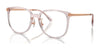 Coach HC6241D Eyeglasses | Size 54 / Transparent Dusty Rose №5705