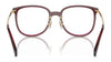 Coach HC6241D Eyeglasses | Size 54 / Transparent Burgundy №5824