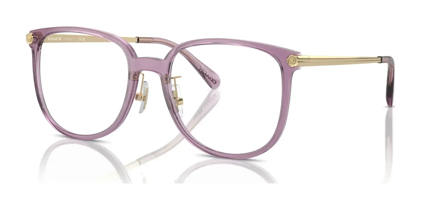 Coach HC6241D Eyeglasses Transparent Purple