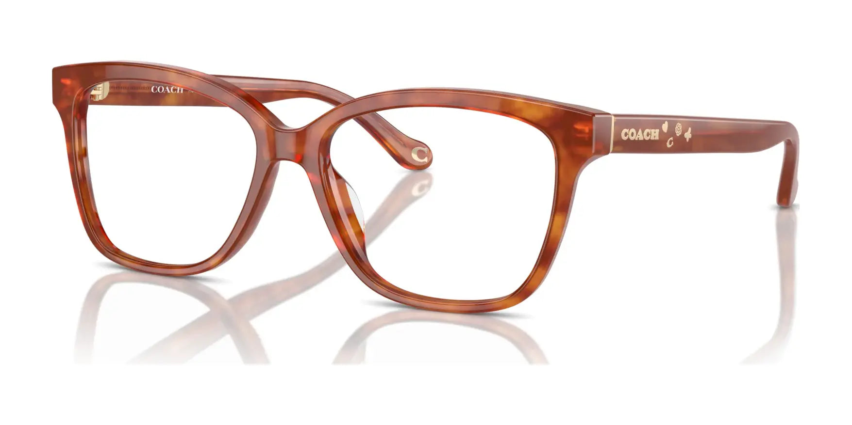 Coach HC6242F Eyeglasses Caramel Tortoise