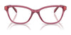 Coach HC6243U Eyeglasses / Transparent Burgundy №5824 / Size 49