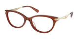 Coach HC6245F Eyeglasses Transparent Brown