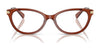 Coach HC6245F Eyeglasses | Size 55 / Transparent Dark Grey №5104