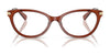 Coach HC6245U Eyeglasses | Size 53 / Transparent Blue №5846