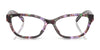 Coach HC6250U Eyeglasses / Amber Tortoise/Orange Floral №5857 / Size 51
