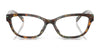 Coach HC6250U Eyeglasses / Amber Tortoise/Orange Floral №5857 / Size 51