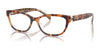Coach HC6250U Eyeglasses / Amber Tortoise/Orange Floral №5857 / Size 51
