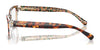 Coach HC6250U Eyeglasses / Amber Tortoise/Orange Floral №5857 / Size 51