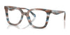 Coach HC6274U Eyeglasses | Size 52 / Striated Maple/Blueberry №5899