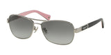 Coach L038 CAROLINE HC7012 Sunglasses Silver / Grey Gradient