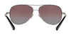 Coach L1636 HC7072B Sunglasses | Size 59 / Silver/Black №901562 / Burgundy Gradient Polar (3P 16.5%)