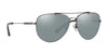 Coach L1053 HC7087 Sunglasses | Size 59 / Antique Silver №92741U / Blue Silver Mirror (3N 12.0%)