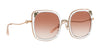 Coach L1081 HC7101B Sunglasses | Size 53 / Rose Gold/Transparent Pink / Pink Gradient (2N 30%) №933113