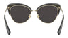 Coach L1112 HC7110 Sunglasses | Size 55 / Black/Light Gold №556687 / Dark Grey (3N 9.9%)