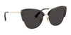Coach L1112 HC7110 Sunglasses | Size 55 / Black/Light Gold №556687 / Dark Grey (3N 9.9%)