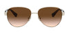Coach L1128 HC7111 Sunglasses | Size 57 / Light Gold / Brown Gradient (3N 16%) №900513