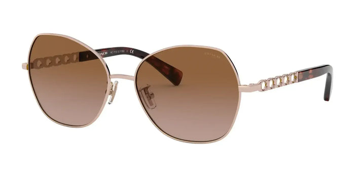 Coach L1130 HC7112 Sunglasses | Size 56 / Rose Gold / Brown Rose Gradient (2N 25.6%) №933113