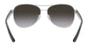 Coach L1152 HC7115 Sunglasses | Size 59 / Silver / Dark Grey Gradient (3N 15.6%) №90018G