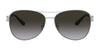 Coach L1152 HC7115 Sunglasses | Size 59 / Silver / Dark Grey Gradient (3N 15.6%) №90018G