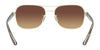 Coach L1151 HC7116 Sunglasses | Size 57 / Light Gold / Brown Gradient (Polarized) (3P 11.3%) №9005T5