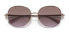 Coach C3444 HC7123 Sunglasses | Size 57 / Rose Gold №933194 / Violet Gradient Flash (2N 25.0%)
