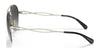 Coach C3447 HC7124 Sunglasses | Size 59 / Shiny Light Gold / Grey Gradient (3N 13.2%) №90058G